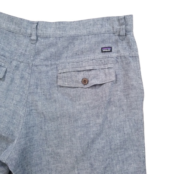 Patagonia Men’s‎ Blue Chambray Back Step Shorts Size: 34 - Picture 4 of 10